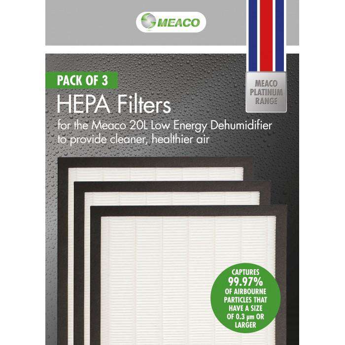 Meaco 20L Low Energy HEPA Filter Pack